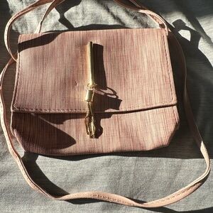 Elegant Pink Crossbody Bag